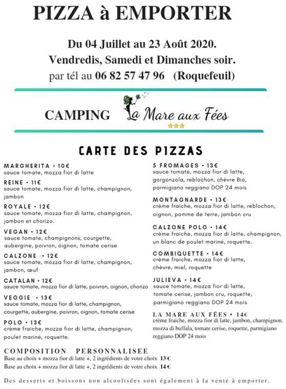 Camping La Mare Aux Fees Hotel Roquefeuil Exterior foto